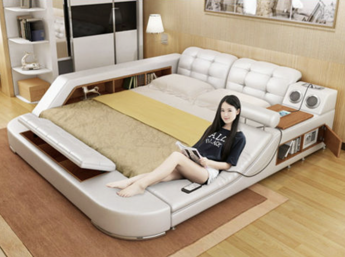 こんなベッドが欲しかった！「人間を完全にダメにする多機能ベッド」！！