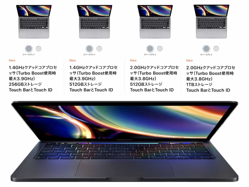 13インチ MacBook Pro（2020）
