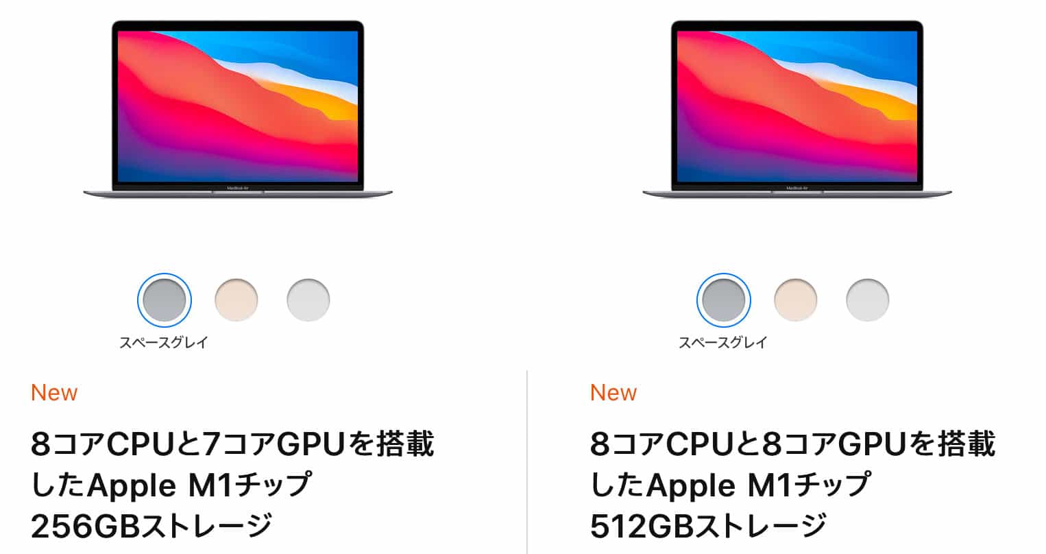 サラリーマンに捧ぐ 13インチ Macbook Air M1チップ 24回分割支払い時の月々