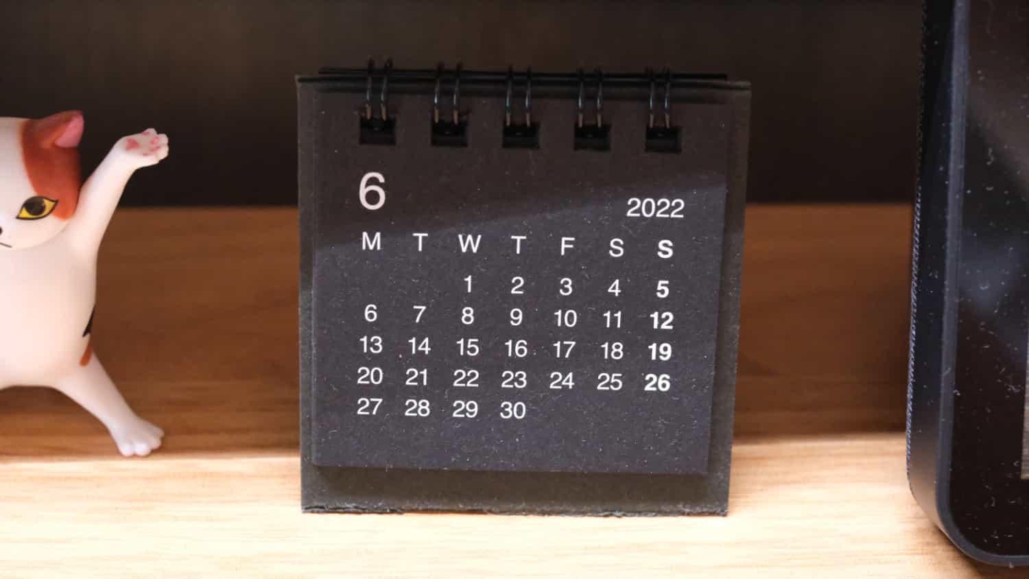 カレンダー｜無印良品 デスクトップミニカレンダー