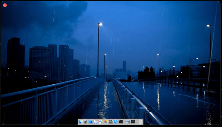 6_Night city Rain