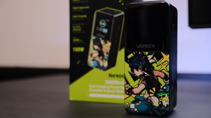 UGREEN Nexode モバイルバッテリー 130W 20000mAh 原神モデル!電源ON・OFF時のアニメーション登場する
