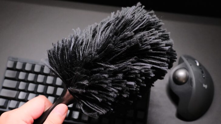 現状のデスク掃除アイテム