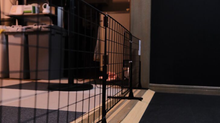 部屋に合わせてカラーをブラックにしてくれたようだ