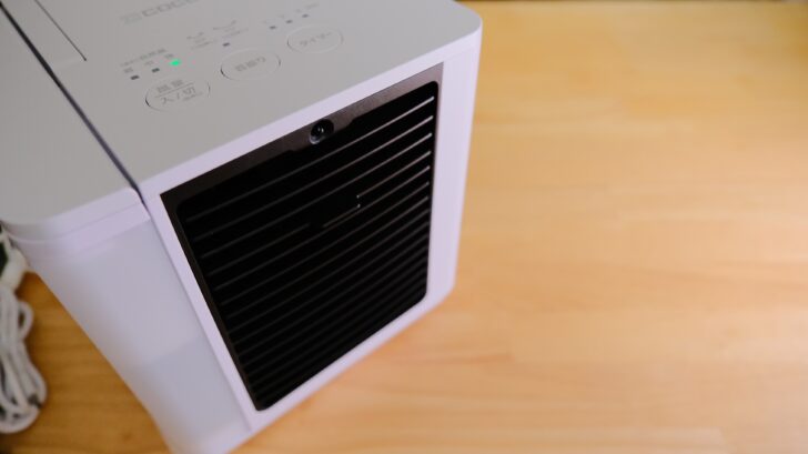 扇風機に比べてかなり冷風がくる