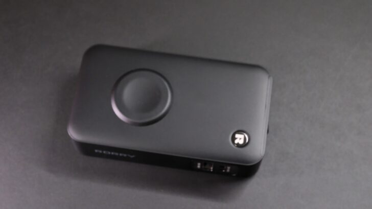 RORRY Lightning・USB-C巻取り式ケーブル内蔵10000mAhモバイルバッテリー 特徴