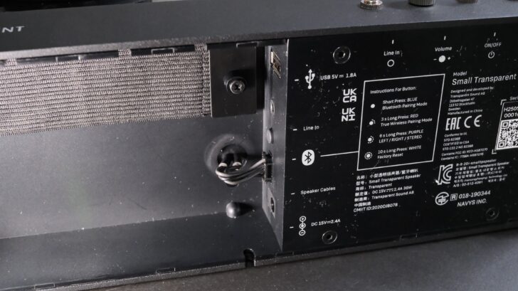 SMALL TRANSPARENT SPEAKER 特徴