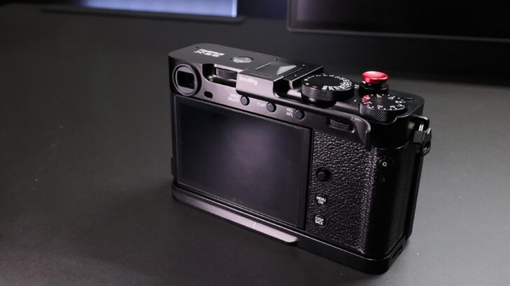 X-E5にL字グリップ・サムグリップを装着していく