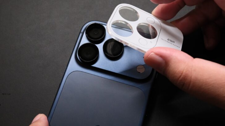 ESR iPhone 17 Pro カメラレンズフィルム レビュー
