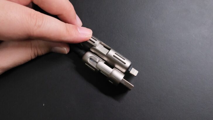 LISEN マルチ充電ケーブル4in1 気になるところ