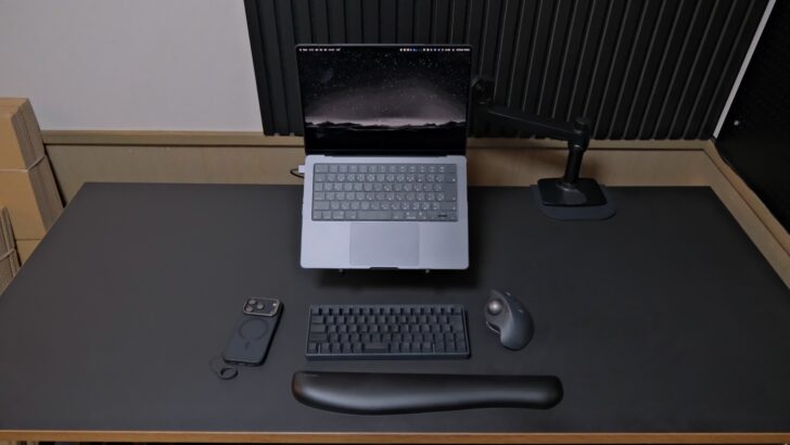 引っ越し前の最低限デスク環境