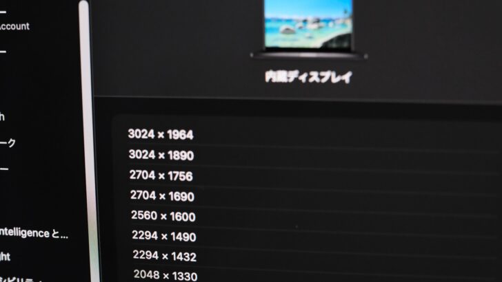 最大解像度3024×1964ってどんなシーンで使うかわからん